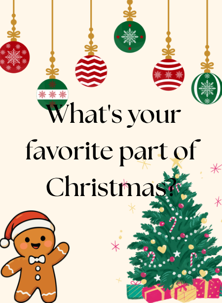 What's your favorite part of Christmas?