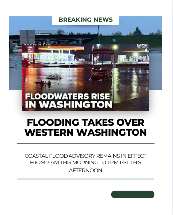 Flooding Takes over Western Washington