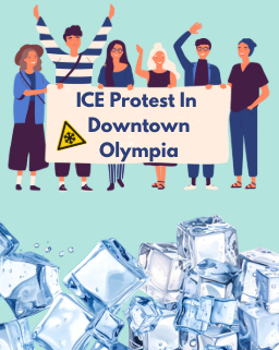 ICE Protest in Downtown Olympia