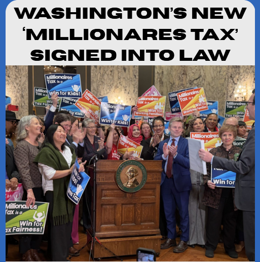 Washington's New Millionaires Tax and Student Opinions